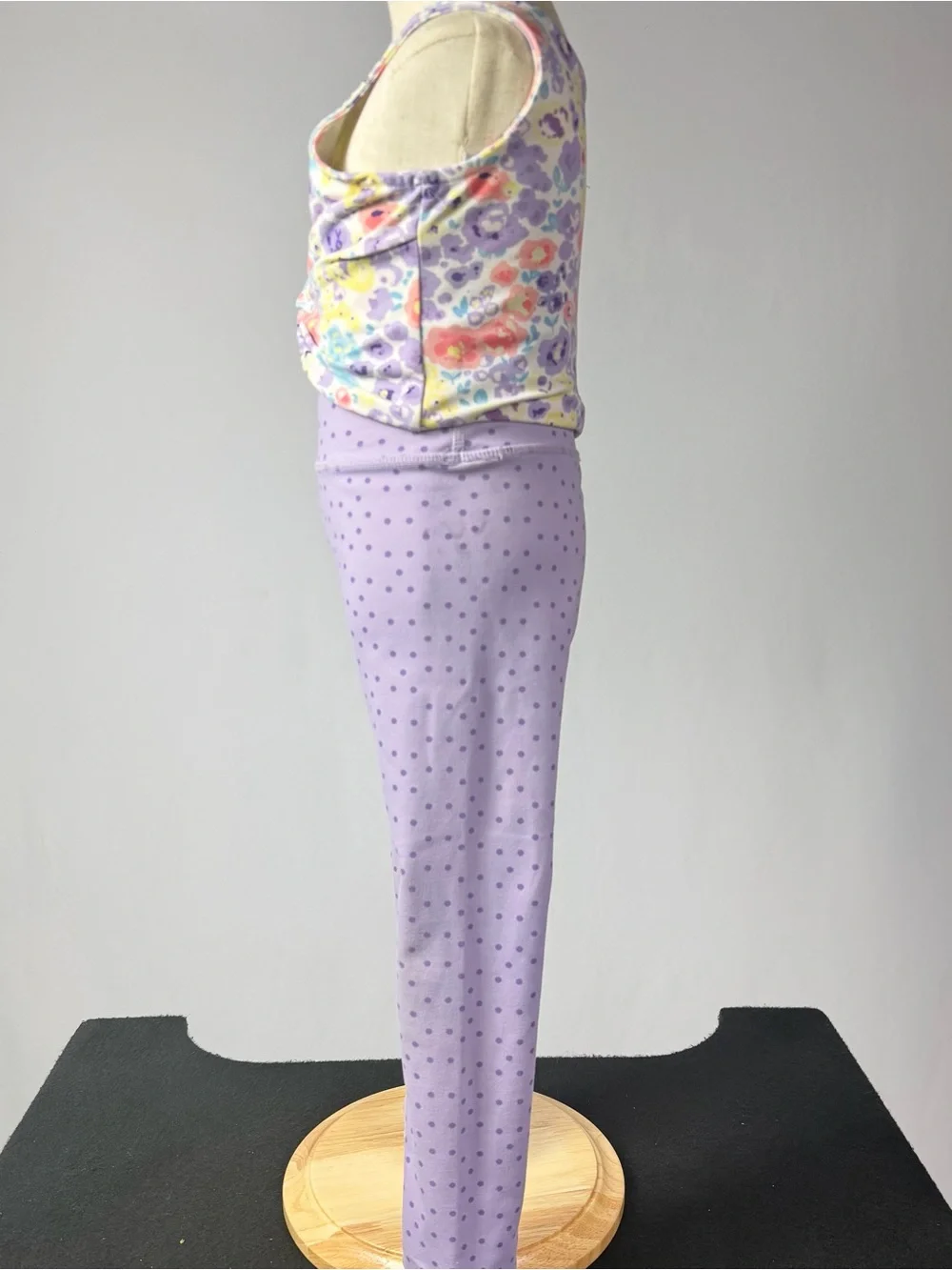 cheeky plum Lavender Polka Dot Girls set